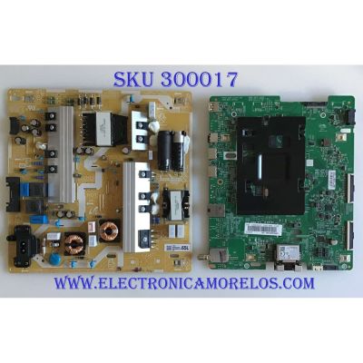 KIT DE TARJETAS PARA TV SAMSUNG / NUMERO DE PARTE MAIN BN94-12873J / BN41-02670A / BN97-14047J / BN9412873J / NUMERO DE PARTE FUENTE BN4400932G / L65E6L_NHS / BN44-00932G / PANEL CY-NN065HGXV1H / MODELO UN65NU6900 / UN65NU6900FXZA ZA02